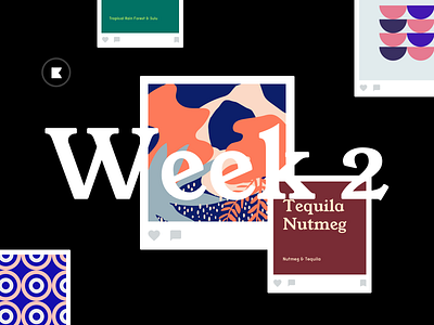 Khroma Week #2 Overview Medium brand color colors combination combinations exploration inspiration instagram layout pattern typography