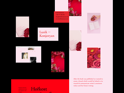 Hořkost granátovýho jablka — Book & Branding book book design branding business card design editorial identity layout personal website poems writer