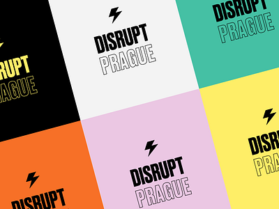 DisruptHR Prague Conference brand brand identity colors colorscheme conference druk exploration festival hr logo redesign speaking typography
