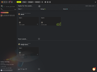 Modern Kanban by Mission-X dark mode missionx rea ui webapp