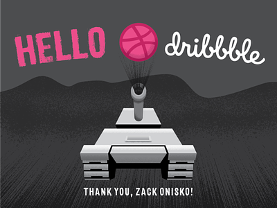 Tank you! Hello Dribbble. debut debut shot debutshot illustration tank texture