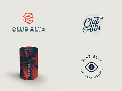Club Alta Cannabis Branding brand identity branding cannabis cannabis branding logo logo design packaging typography