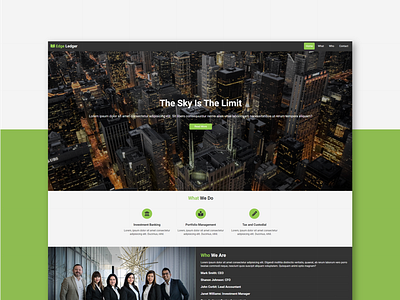 EdgeLedger webdesign