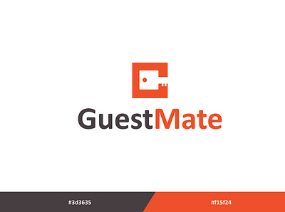 Guest Mate Logo Design illustrator logo design