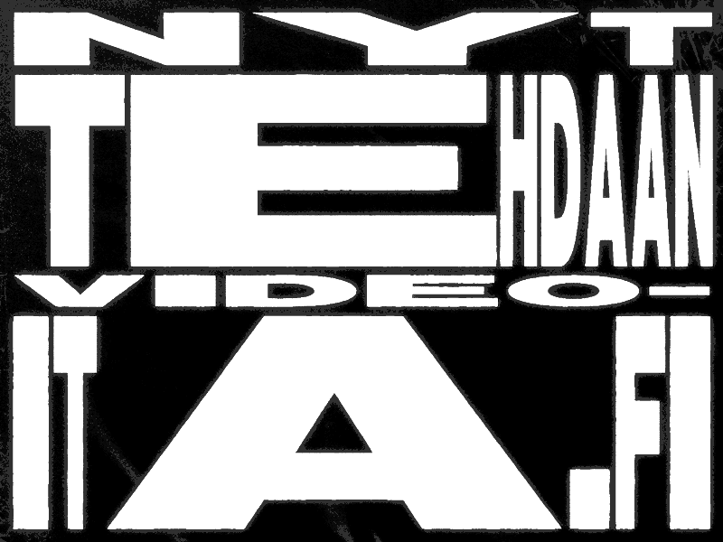 Nyt Tehdaan Videoita - Logo Animation animated gif animation design logo minimal typography web