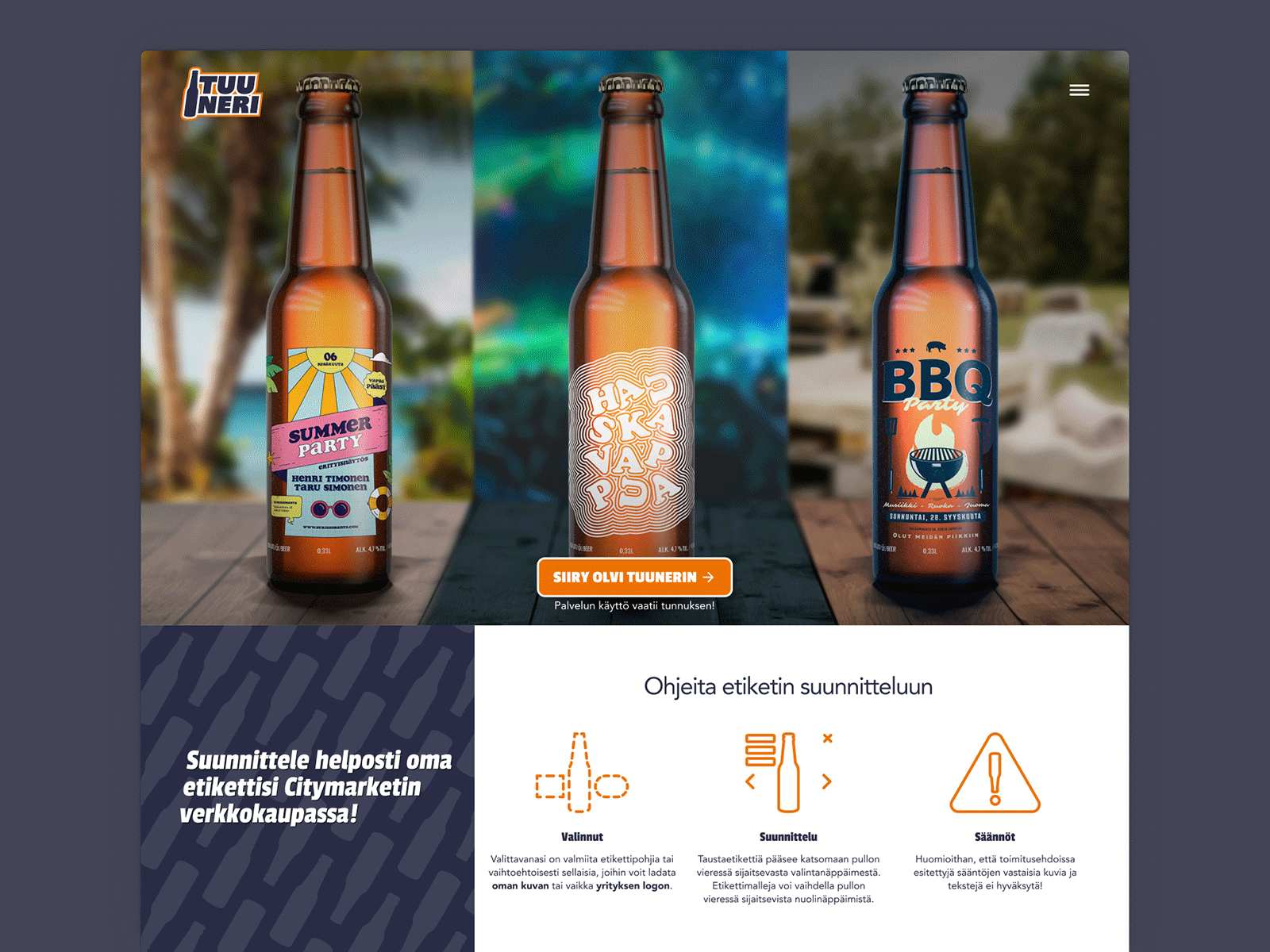 Beer startup landing page animation beer beer label custom customized design graphic design hero label landing ui