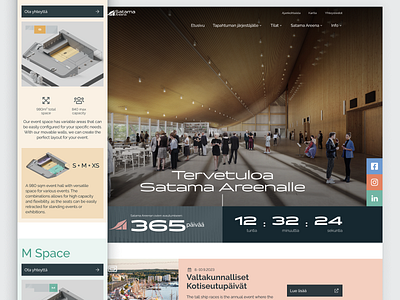 Satama Areena Website