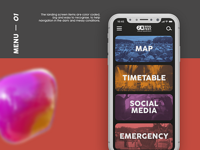 Soul Fest. Mobile UX/UI Design