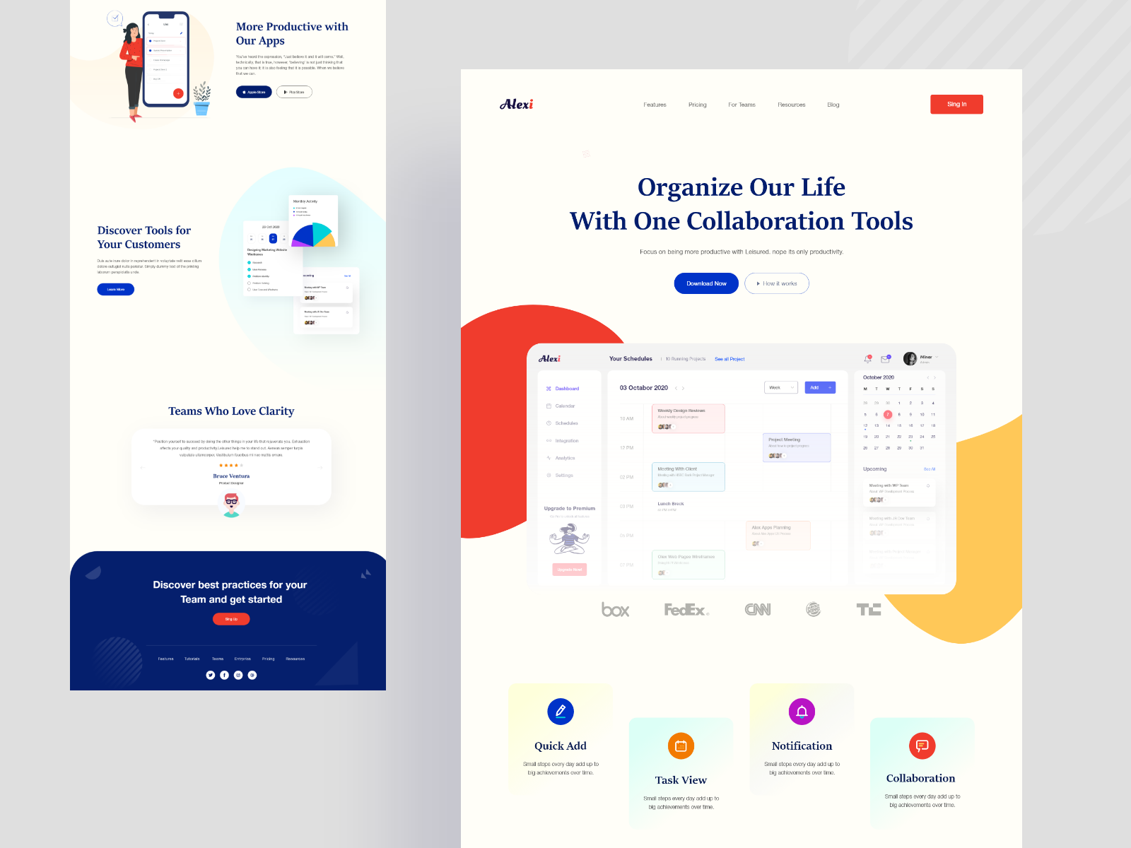 SaaS Landing Pages Concept by Forhadul Alam Minar on Dribbble