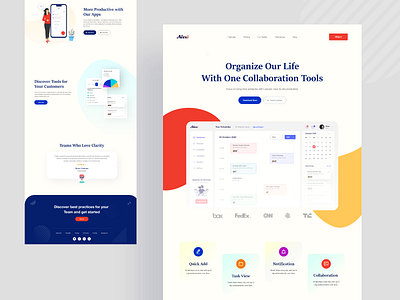 SaaS Landing Pages Concept