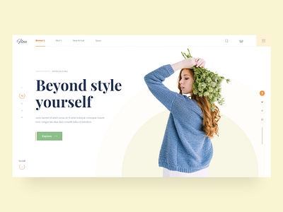 Fashion eCommerce-Header