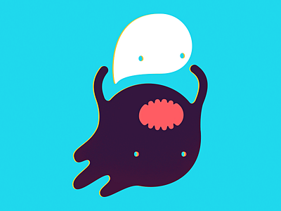 Ghost Eater character design ghost illustration mouth spirit