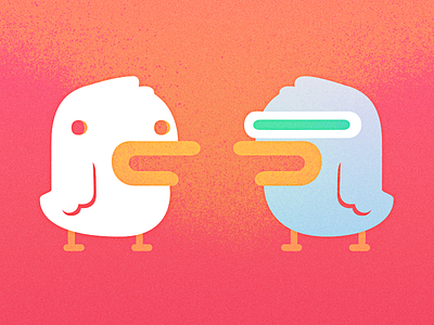 Normal Duck meets Future Duck character design duck future illustration x-ray