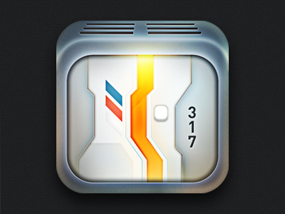 Space Toaster Icon app game icon illustration ios ipad iphone space toaster