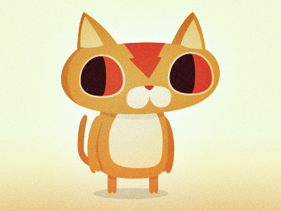 Cat cat character design illustration mascot orange pet