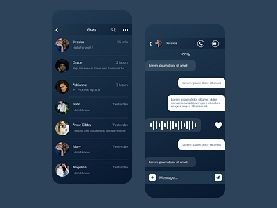 Chat app design