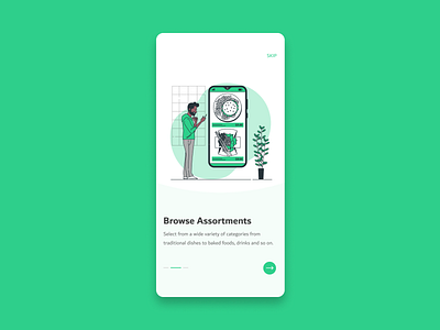 Food Ordering App Onboarding