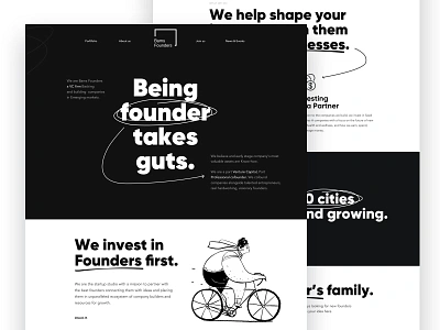 Agency Landing page agency business corporate creative illustration landing page marketing minimal portfolio startup