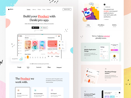 Product Landing by Rashedul Kabir on Dribbble