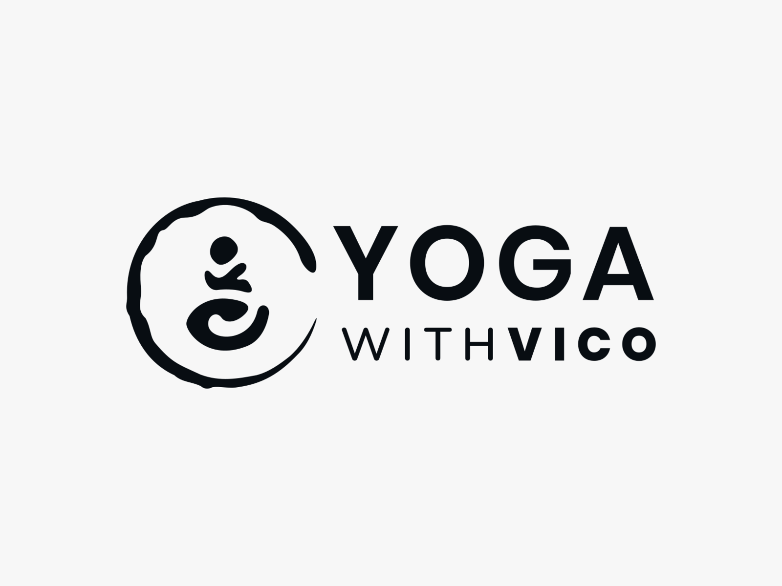 Yoga with Vico independent yoga teacher 1/4 by Angelique Boudeau on Dribbble