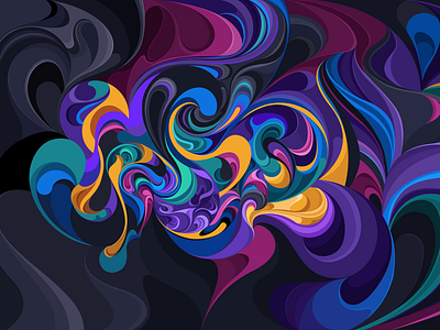 Composition Jam 2 abstract art artwork colorful graffiti art illustration vector