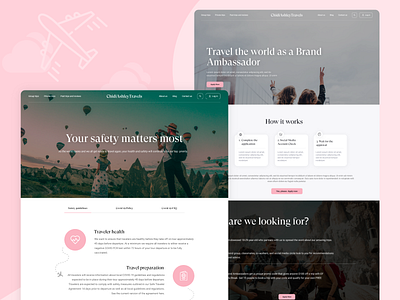 Chidi Ashley Travels branding design illustration templatedesign ui user experience userinterface