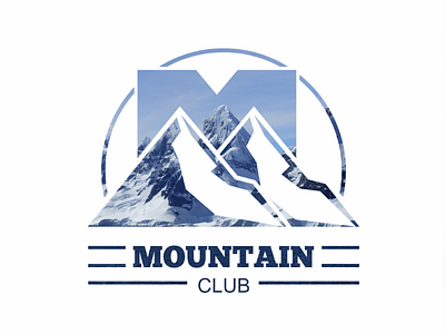 Logo Mountain Club design graphique diseño gráfico identidad visual identité visuelle imagotipo logo logo concept logo inspiration logotipo montaña mountain club