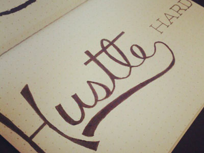 (Semi)Daily Type Sketch 009 hand lettering by hand sketch type typography