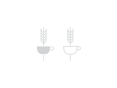Bakin' That Coffee bakery branding coffee logo vector wheat