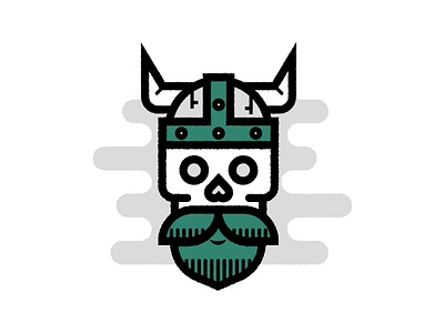 Viking character character design graphic design icon icons illustration skull