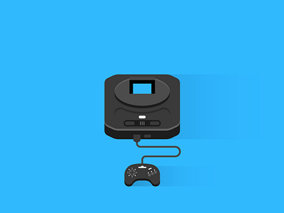 Sega Genesis games graphic design icon icons illustration line sega vector video game visual design
