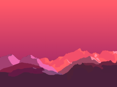 Mountains at Dusk design vector