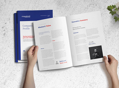 Company Profile for Marketing Agency advertising agency brochure booklet design brand identity branding branding brochure brochure design company profile editorial editorial design print design