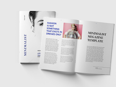 Minimal Magazine Design Template