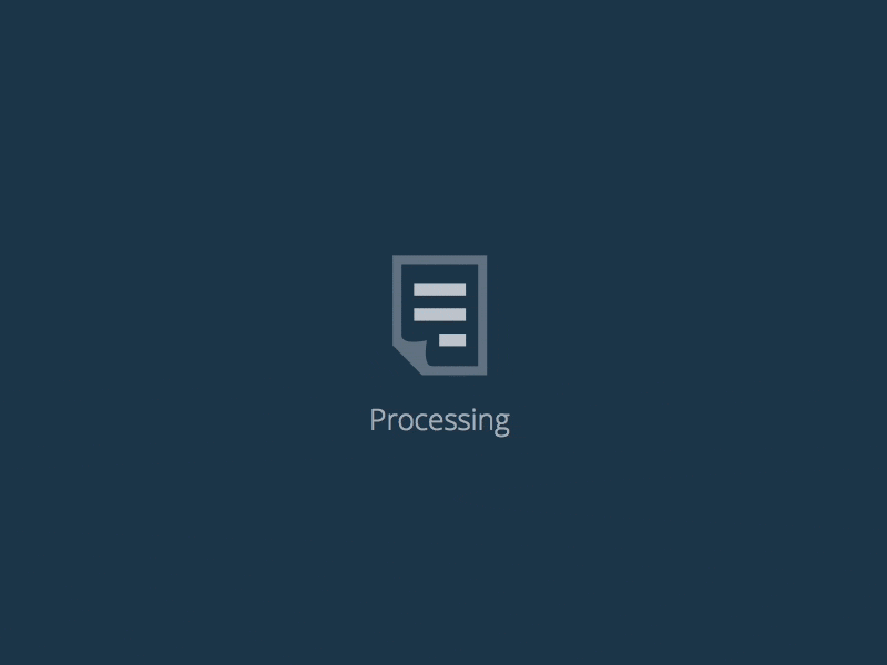 Processing reports