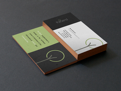 the Bend business cards cards identity print