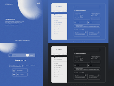 #DailyUI - Settings (Facebook) - Vadim Kunafin [Challenge #7]