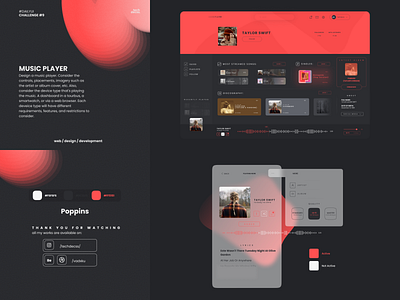 #DailyUI - Music Player - Vadim Kunafin [Challenge #9]