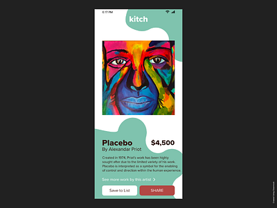 First Shot: Art Discovery App! app art design minimal productdesign ui ux