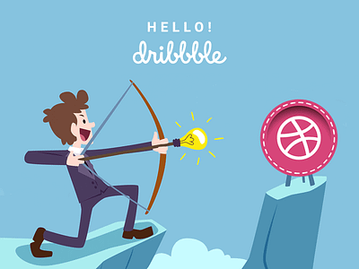 Say thanks to Harjot ! dribbble first invitation shot thanks