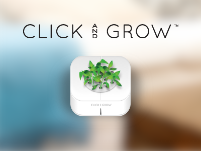 Click & Grow icon click clickandgrow garden grow plant
