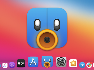 Tweebot icon macOS 11 Big Sur