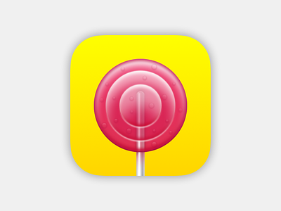 Lollipop icon candy icon ios iphone stick