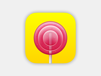 Lollipop icon candy icon ios iphone stick