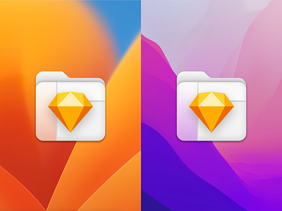 Sketch macOS Folders (adaptive colors) background colors folder icon sketch sketchapp