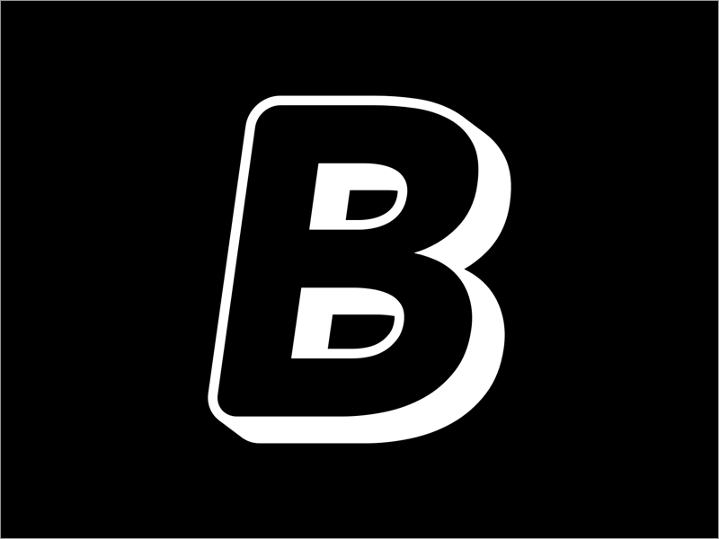 B Logo Sticker By Bas Van Der Ploeg On Dribbble