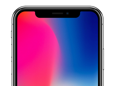 iPhone X Sketch Template