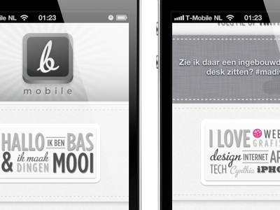 Preview Personal Mobile Site By Bas Van Der Ploeg On Dribbble