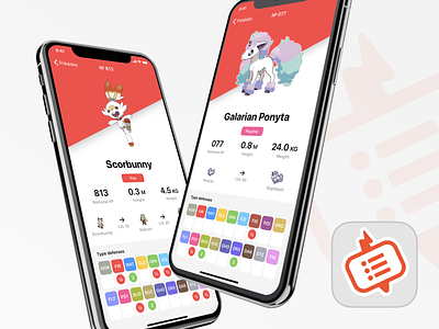 Galarian Pokédex iOS App app iphone nintendo pokedex pokemon ponyta