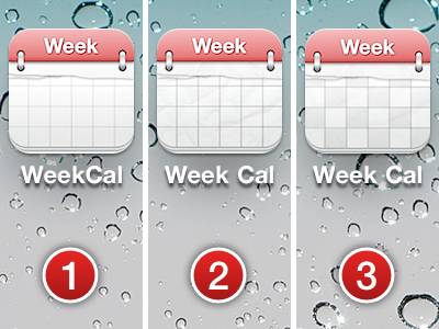 Week Cal icon: Choose! cal calendar choose icon red week weekcal